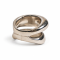 Anillo doble plata