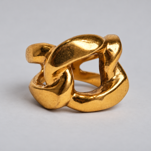 Anillo cadena gruesa