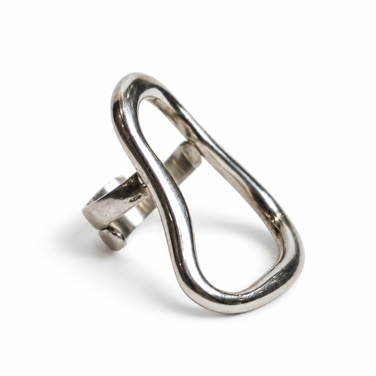 Anillo órganico plata
