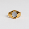Anillo perla madre redondo