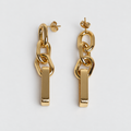 Aretes cadena clip