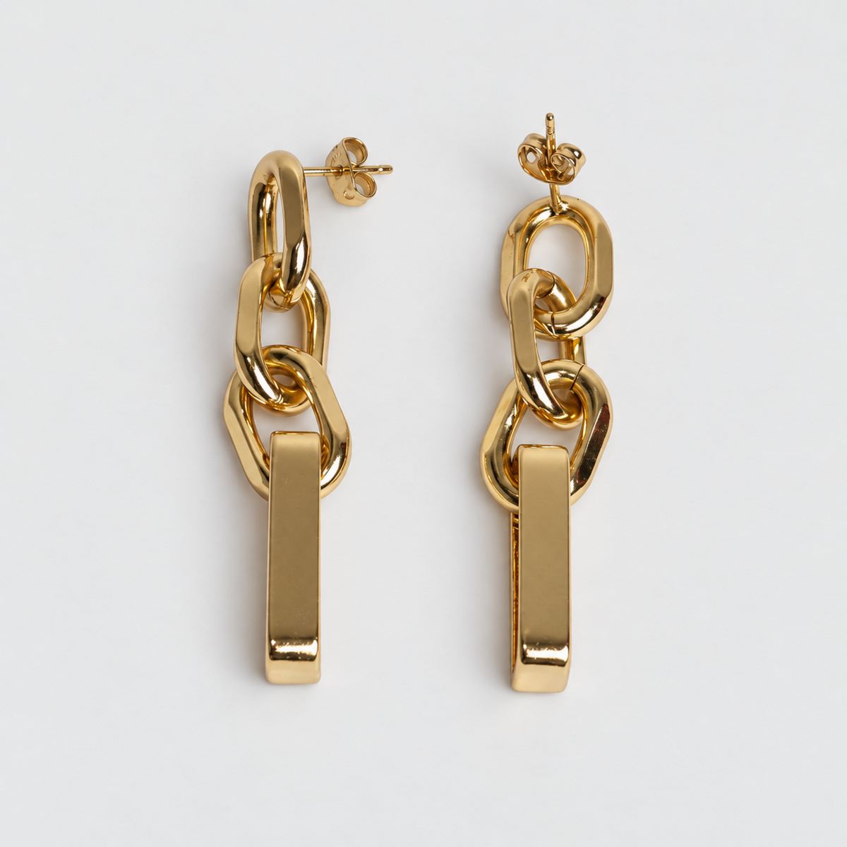 Aretes cadena clip