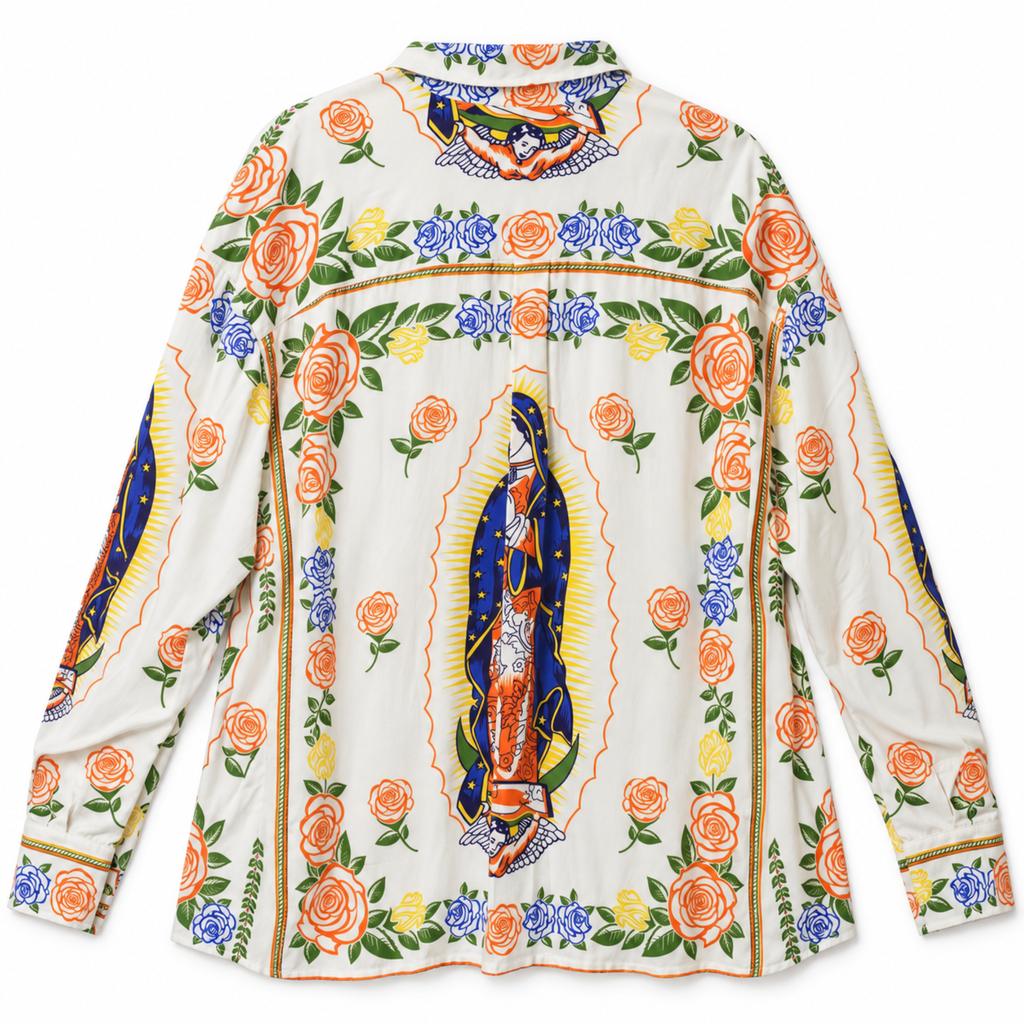 Camiseta de manga larga de la Virgen de Guadalupe