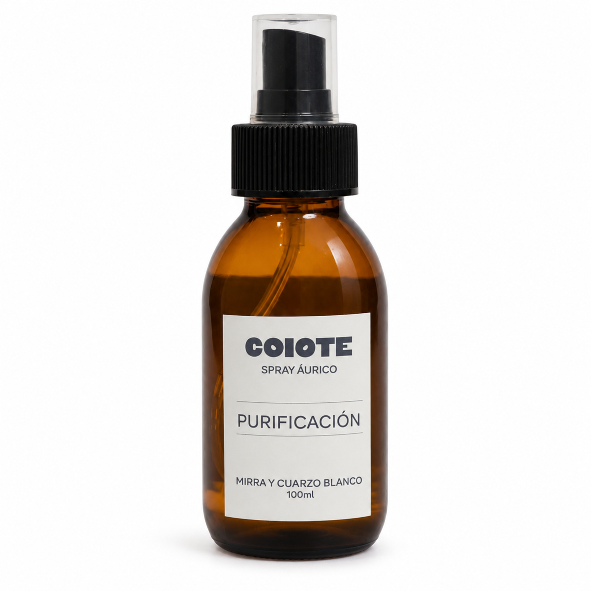 Spray áurico Purificación COIOTE · Mirra y cuarzo blanco · 100 ml